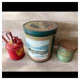Collectible Metal Tins Assortment