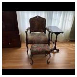 Upholstered Armchair Set