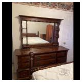 Dark Cherry Bedroom Furniture Set
