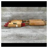 Natural Wood Rolling Pin Collection
