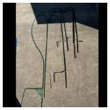 Metal Garden Stakes and Shepherd Hooks Collection