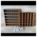 Collectibles Display Shelves  Golf Balls Set