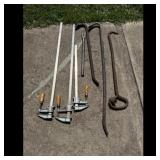 Bar Clamp Pry Bar  Chisel Assortment