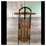 Paris Wooden Steerable Sled