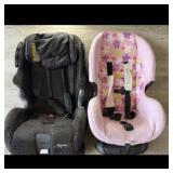 Cosco Apex Grey Pink Convertible Car Seats Lot
