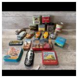 Fossil Streamliners Tin And Toy Cars Lot
