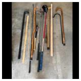 Collectibles Assortment Bat Clubs  Canes