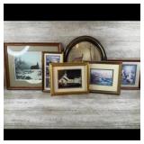 Home Decor Multi-Color Framed Art Set of 6