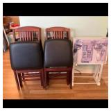 Folding Dining Chairs  Adjustable Easel Set
