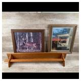 Oak Home Decor Display Set