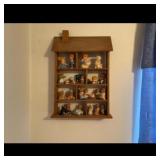 Wooden House Figurine Set