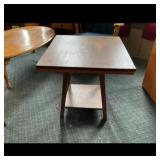 Square Wood Side Table