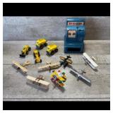 Crayola Model Airplanes Mechanical Bank Lot