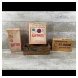 Vintage Food Packaging Collectibles Assortment