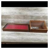 Wooden Display Case and Storage Box