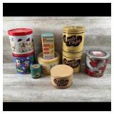 Assorted Metal Tin Collection