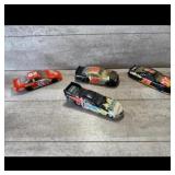 Four Collector NASCAR Toy Models