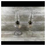 QUEEN ANNE No 2 Glass Oil Lamp and Glass Oil Lamp