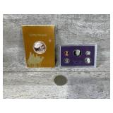 1986 Proof Set And Nativity Metal