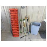Snow Fence and Water Nozzles