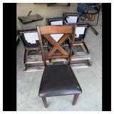 X-Back Dining Chairs Set of 6