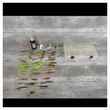 Fishing Lures, Tackle Box, Attractant Assortment