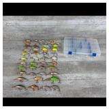 Assorted Fishing Lure Tackle Box Collection