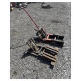 Two Hydraulic motorcycle lifts one Craftsman