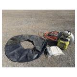 Ryobi 6 Gallon Air Compressor, hoses, Inflatable