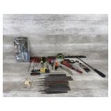Files , Pipe Wrench, Screwdrivers, Sockets,