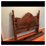 Antique Style Queen Bed Headboard  Rails