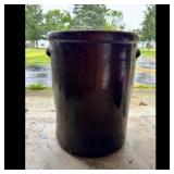 Home  Garden Glazed Stoneware Crock