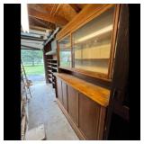 Wooden Display Cabinet Hutch