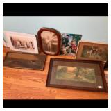 Vintage Framed Art  Print Collection