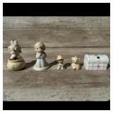 Precious Moments Figurine  Trinket Box Set
