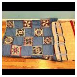Quilt and Throw Blanket Set