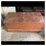 Furniture Wooden Storage Chest with Hinged Lid
