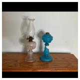 Glass Oil Lamp and Glass Oil Lamp Set
