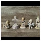 Precious Moments Porcelain Figurine Set