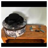 Decorative Hat Box  Accessory Assortment