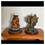 Decorative Wildlife Bear Figurines Collection