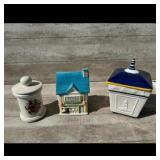Ceramic Kitchen Storage Canisters Set
