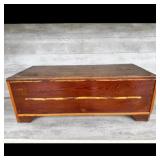 Rectangular Wood Storage Chest