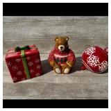 Home Decor Ceramic Holiday Container Set