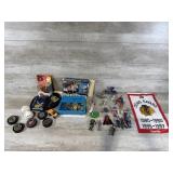 Toys, Hockey Pucks, Erector Set( not Complete)