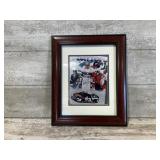 Signed Dale Earnhardt Portrait, Framed