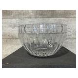 Vintage Tiffany Crystal Roman Numeral Bowl