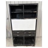 Sellers Wood Storage Cabinet with Fold out Counter