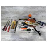 Files, Scrapers, Chisels, Hatchet, wire Brush