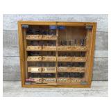 Router Bits in Display Case